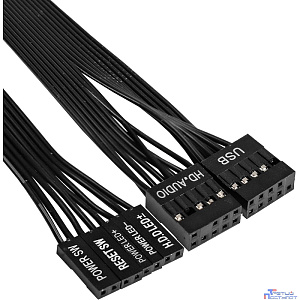 Exegate EX298005RUS Корпус Minitower BAA-308U2-AAA350 (mATX, БП AAA350 с вент. 8см, 1*USB+2*USB3.0, HD Audio, черный)