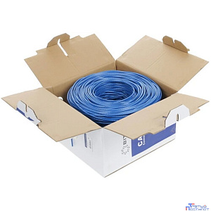 5bites Кабель US5505-305A-BL витая пара UTP / SOLID / 5E / 24AWG / CCA / PVC / BLUE / 305M