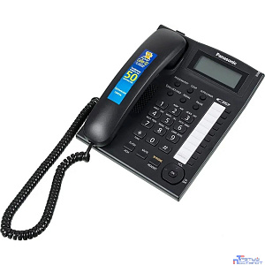 Panasonic KX-TS2388RUB (черный) {индикатор вызова,повторный набор последнего номера,4 уровня громкости звонка}