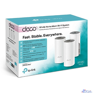 TP-Link Deco E4(3-pack) AC1200 Домашняя Mesh Wi-Fi система