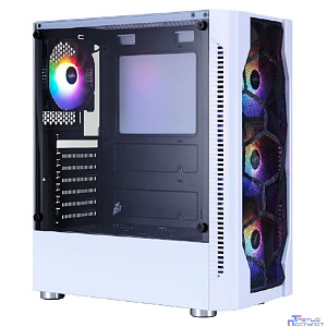 1STPLAYER DK D4 White / ATX / 4x120mm FRGB fans / D4-WH-4F1