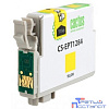 Cactus T1284 Картридж для EPSON Stylus S22/SX125/SX130/SX420W/Office BX305F желтый (7мл)