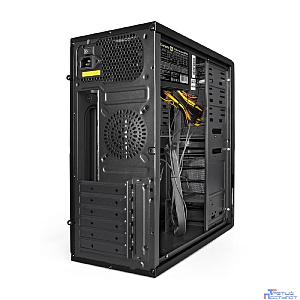 Exegate EX278398RUS Корпус Miditower Exegate XP-329S Black, ATX, <XP450, Black,120mm>, 2*USB, Audio