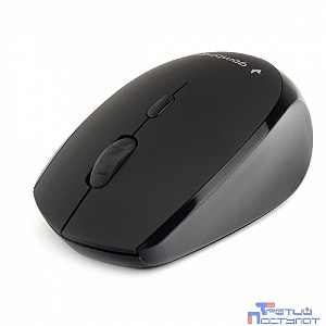 Gembird MUSW-354 {Мышь беспроводная, черный, бесш.клик, soft touch,3кн.+колесо-кнопка, 2400DPI, 2,4ГГц}