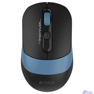 Мышь A4Tech Fstyler FB10C черный/синий оптическая (2400dpi) беспроводная BT/Radio USB (4but)