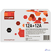 12A/FX-10/703D Двойная упаковка картриджа EasyPrint LH-Q2612AD для HP LJ1010/Canon LBP2900/MF4018 (2шт.x2000 стр.)