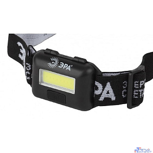 ЭРА Б0039620 Налобный фонарь GB-607 с влагозащитой IP44 {3Вт COB LED Extra, 3хААА в комплект не входит}
