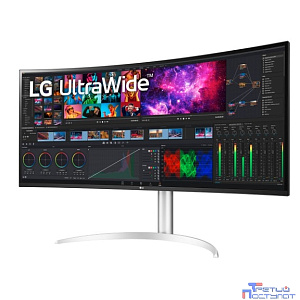 LCD LG 39.7" 40WP95C-W белый {IPS 5120x2160 5ms 21:9 300cd 1000:1 2xHDMI DisplayPort TBT4 USBHub 2x5W vesa}