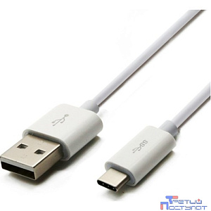 Rexant (18-1881-1) Кабель USB-A 2.0 – Type-C 3.1, 0,5А, 1м, ПВХ, белый