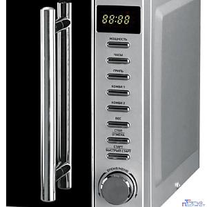 BBK 20MWG-733T/BS-M (B/S) Микроволновая печь, 20 л, 800 Вт, черный/серебро