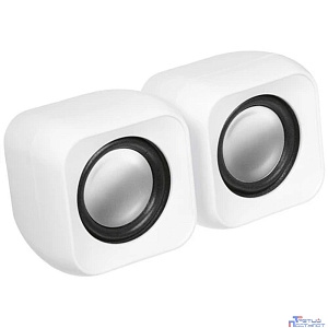 RITMIX SP-3010 white {RMS: 5 Вт (2 х 2,5 Вт), Диаметр динамиков: 2’’,  Частотный диапазон: 100 -20 кГЦ, Отношение сигнал/шум: ?80 дБ}