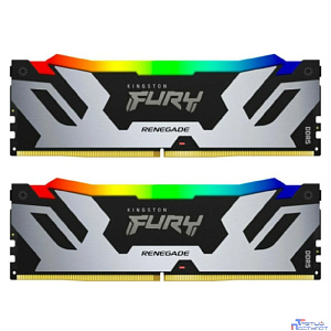 Kingston 96GB 6000MT/s DDR5 CL32 DIMM (Kit of 2) FURY Renegade RGB XMP KF560C32RSAK2-96