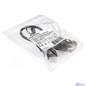 Exegate EX297588RUS Кабель-переходник HDMI-VGA ExeGate EX-HDMIM-VGAF-3.5JackS-0.3 (19M/15F, 0,3м + аудио 3.5mm Jack M 0,5м) Преобразователь цифрового HDMI сигнала в VGA видео и стерео-аудио