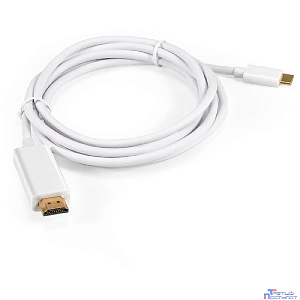 Exegate EX294722RUS Кабель-адаптер Type C-HDMI ExeGate EX-CM-HDMI2M-0.1 (USB Type C/19M, 4K@120HZ 8K@ 30Hz, 1,8м)
