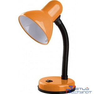 Camelion KD-301 С11 оранжевый (Светильник настольный 230В, 40...60W, ЛОН)