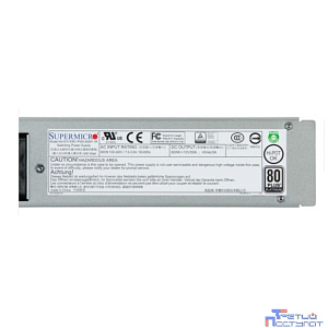 Supermicro PWS-606P-1R Блок питания SuperMicro 1U 600W Redundant Short Depth High Efficiency Power Supply