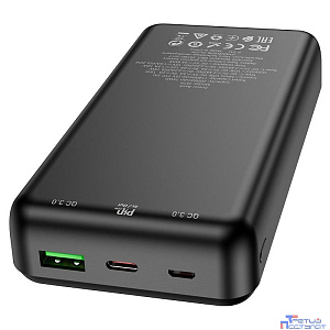 Hoco J87A Портативный аккумулятор, 20000mAh, 3A, черный  (61033)