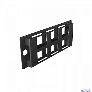 NTSS Сменная планка для установки 6 keystone модулей для оптического кросса MTP/MPO NTSS-AP-PM-6KJ-BL