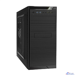 Exegate EX272749RUS Корпус Minitower Exegate QA-412U Black, mATX, <без БП>, 2*USB+2*USB3.0, Audio