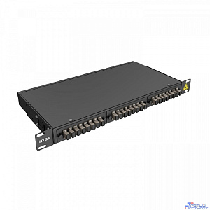 NTSS Кросс 19" NTSS PREMIUM, предсобранный 1U, 8 портов SC/UPC, 50/125 мкм, (сплайс, пигтейлы, кдзс, планки, адаптеры), черный, RAL9005 NTSS-RFOB-PM-1U-8-SC/U-50-SP1.5G1A-BL