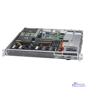 Supermicro CSE-514-R407W 1U, Support WIO MB, max MB size 12.3" x 13" and Proprietary MB 8" x 13", Up to 2 x 2.5" fixed with bracket, 400W Redundant, 2 full height expansion slot(s)