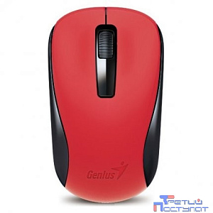 Genius Мышь NX-7005 Red { оптическая, 800/1200/1600 dpi, радио 2,4 Ггц, 1хАА, USB} [31030127103/31030017403]