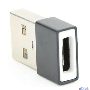 Cablexpert Переходник USB-A(M)/Type-C(F), 2.0, пакет (A-USB2-AMCF-02)