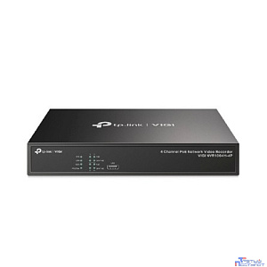 TP-Link VIGI NVR1004H-4P 4-канальный сетевой видеорегистратор с поддержкой PoE+