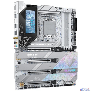 MAXSUN MS-iCraft Z890 Arctic DEMO  (Socket 1851, ATX, 4*DDR5(256Gb), DP/HDMI, 4*SATA3, 4*M.2, 4xPCI-Ex16, 2*Type-C, 9*USB 3.1, LAN 1*5G, BT 5.4, Wi-Fi 7, SPDIF, white, RTL)