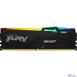 Kingston 32GB 5200MT/s DDR5 CL40 DIMM FURY Beast RGB KF552C40BB2A-32