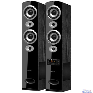 Ginzzu GM-328, Акустическая система 2.0, 2x100W/BT/USB/SD/FM/AUX/ДУ