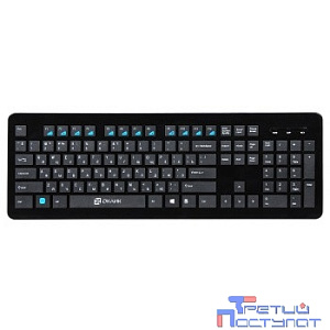 Клавиатура Oklick 870S черный USB беспроводная slim Multimedia [368218]