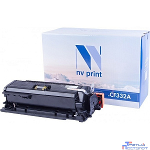 Тонер-картридж NVP NV-CF332A Yellow для HP Color LaserJet M651dn/ M651n/ M651xh (15000k)