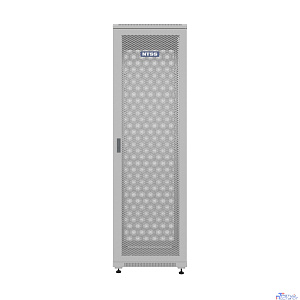 NTSS Шкаф напольный универсальный серверный NTSS R 32U 600х600мм, 4 профиля 19, двери перфорированная и перфорированная, боковые стенки съемные, регулируемые опоры, разобранный, серый RAL 7035 NTSS-R3