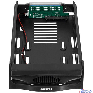 AgeStar SR3P-SW-2F Сменный бокс для HDD  SATA SATA пластик черный hotswap 3.5"