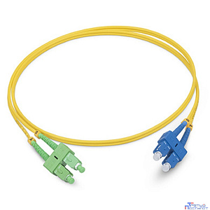 Cabeus FOP(d)-9-SC/APC-SC/UPC-1m Шнур оптический duplex SC/APC-SC/UPC 9/125 sm 1м LSZH