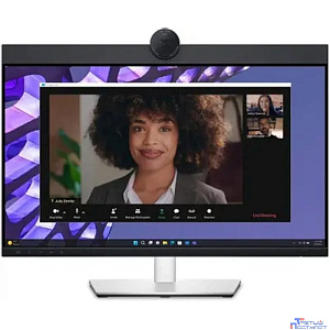 LCD Dell 23.8" P2424HEB черный {IPS 1920x1080 60Hz 250cd 178/178 HDMI DisplayPort USB M/M WebCam HAS Pivot}