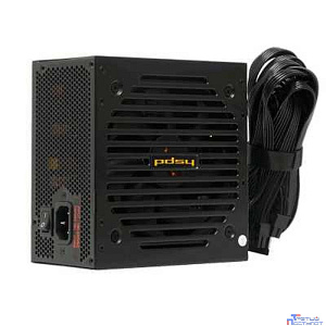 Power Supply HSPD, 750W 80+ Bronze (ATX, 2.31, Semi-modular, 1x24(20+4)pin 550mm, 1xCPU*2 8(4+4)pin 600+150mm, 1xPCIe*2 8(6+2)pin 500+150mm, 2xSATA*3 400+150+150mm, 1xMOLEX4pin*3+FDD 400+150+150+150mm