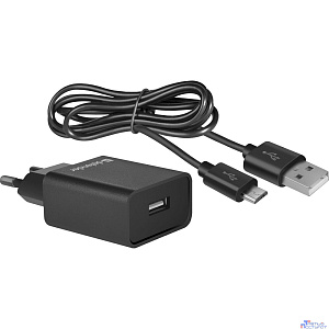 Defender Сетевой адаптер 1xUSB,5V/2.1А, кабель micro-USB (UPC-11) (83556)