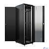 БАСТИОН SKAT TB-22R680GF-B Шкаф напольный универсальный серверный 22U 600х800мм, дверь стеклянная (4402) {1.5 года гарантия}