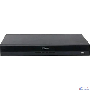 DAHUA DHI-NVR5232-EI 32-канальный IP-видеорегистратор 4K, H.265+, видеоаналитика,  входящий поток до 384Мбит/с, 2 SATA III до 16Тбайт