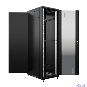 БАСТИОН SKAT TB-22R680GF-B Шкаф напольный универсальный серверный 22U 600х800мм, дверь стеклянная (4402) {1.5 года гарантия}