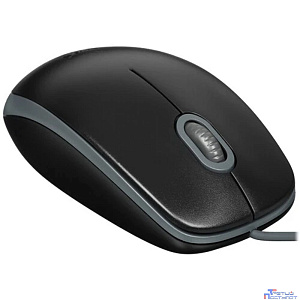 910-005502 Мышь Logitech M110 Silent Black [бесшумная, оптическая, 1000dpi, USB, 1.8м]