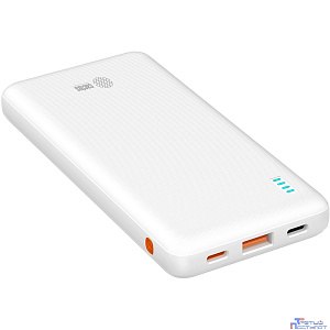 Мобильный аккумулятор Cactus CS-PBFSBA-10000 10000mAh 4.5A USB-A/2xUSB-C белый