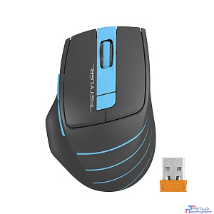 Мышь A4Tech Fstyler FG30S серый/синий оптическая (2000dpi) silent беспроводная USB (5but
