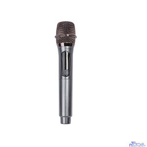 RITMIX RWM-332 gray {Частот. хар-ка: 50 Гц-15 кГц, сопротивл: 600 Ом, чувств: -72 дБ, пит микр: 3,7 В, пит прием: 3,7 В, вр раб на 1 зар: до 10ч}