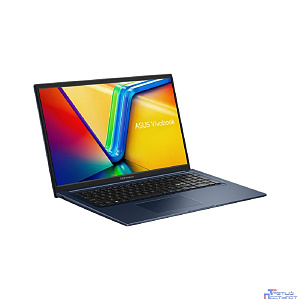 ASUS VivoBook 17 X1704VA-AU880 [90NB13X2-M00BN0] Quiet Blue 17.3" {FHD i5 120U/16GB/SSD512GB/Intel Graphics/FingerPrint/Backlit/DOS}