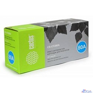 CACTUS CF280AS Картридж [CS-CF280AS] для принтеров HP LJ Pro 400/M401/M425, черный, 2700 стр.