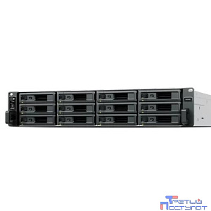 Synology RS2423+ Сетевое хранилище 12x2.5"/3.5" SATA, AMD Ryzen V1780B/4x3.35GHz, 8GB DDR4, горячая замена