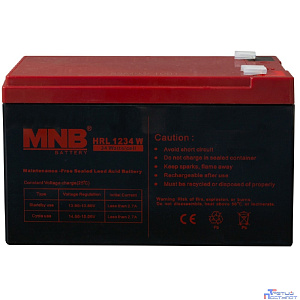 MNB Battery MNB HRL 1234 W (12V/9Ah) F2 {УТ-00003092}